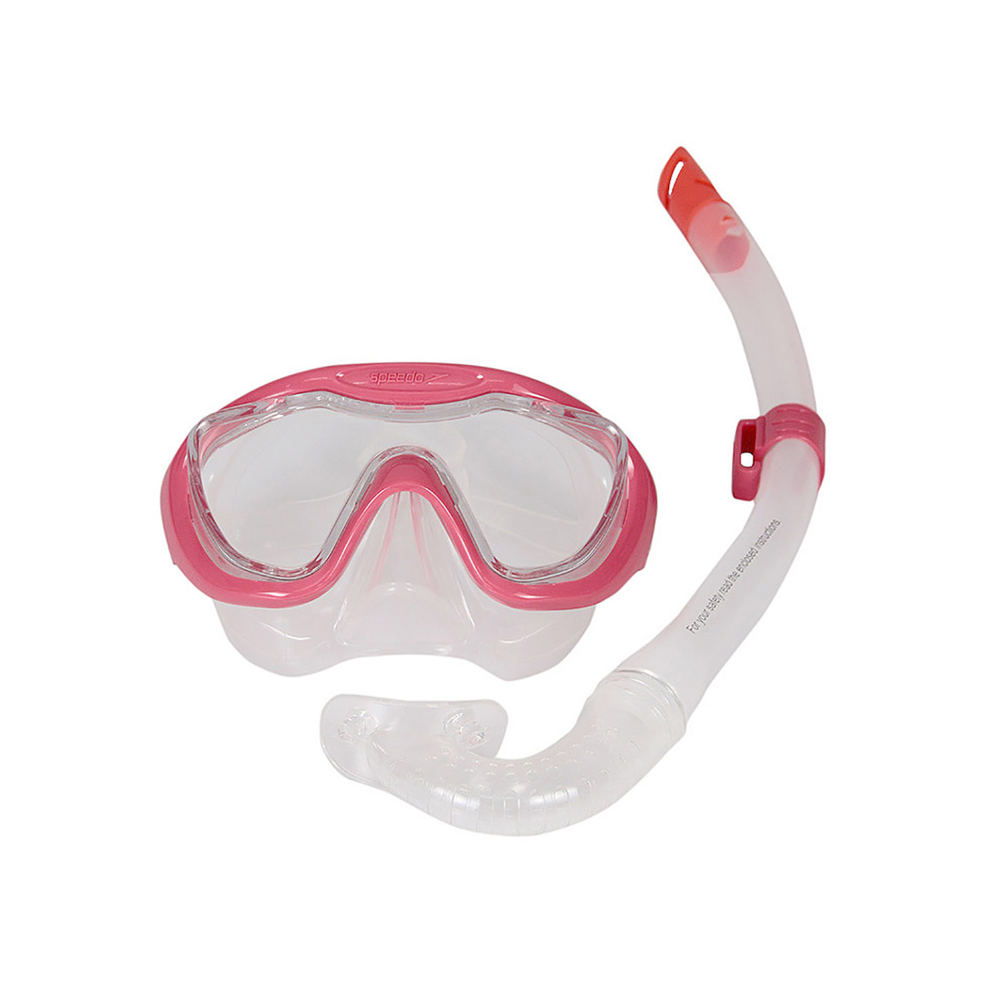 Speedo Glide Maske ve Şnorkel Set - SİYAH - 1